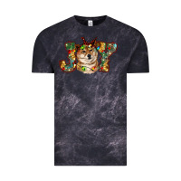 Cloud Black shiba inu christmas joy Vintage Tee - RanaPortraitStore