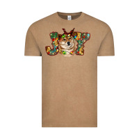 Vintage Coffee shiba inu christmas joy Vintage Tee - RanaPortraitStore