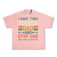 Salmon I Have Two Tıtles Dad And Step Dad And I Rock Them Urban Heavy Tee - Bettercallsaul