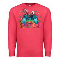 Cardinal Happy Easter Gamer Premium Sweatshirt - CowhideDigitalArt