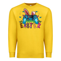 Lemon Happy Easter Gamer Premium Sweatshirt - CowhideDigitalArt