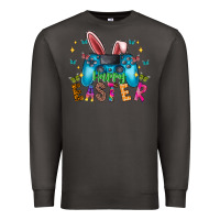 Smoke Happy Easter Gamer Premium Sweatshirt - CowhideDigitalArt
