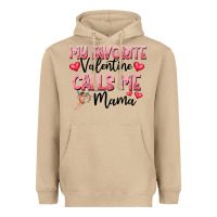 Mushroom love message with cupid and hearts Heavyweight Hoodie - CowhideDigitalArt