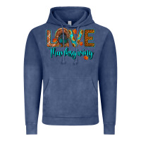 Vintage Denim love thanksgiving turkey Vintage Hoodie - RanaPortraitStore