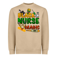 Mushroom Black Nurse magic Heavyweight Sweatshirt - HowdyJamesFarm