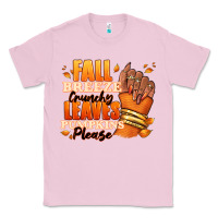 Bubblegum Pink Fall breeze crunchy leaves pumpkins please Classic Tee - RanaPortraitStore