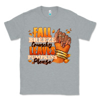 Heather Grey Fall breeze crunchy leaves pumpkins please Classic Tee - RanaPortraitStore