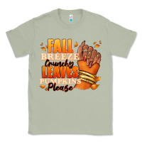 Matcha Fall breeze crunchy leaves pumpkins please Classic Tee - RanaPortraitStore