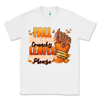 White Fall breeze crunchy leaves pumpkins please Classic Tee - RanaPortraitStore