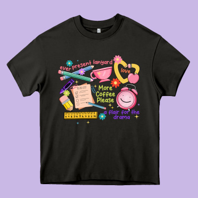 Teacher Stuff Heavy Core Tee Designed By Jahusdesignshop