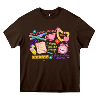 Chocolate Brown teacher stuff Heavy Core Tee - JahusDesignShop
