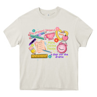 Cream teacher stuff Heavy Core Tee - JahusDesignShop