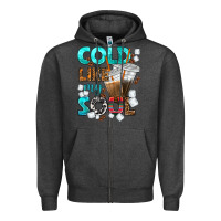 Charcoal Heather cold like my soul coffee cups bbs Zipper Hoodie - BundleAndBundleShop