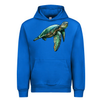 Cobalt sea turtle Urban Hoodie - Artiststas