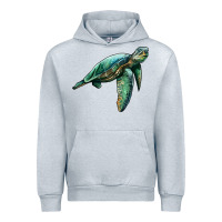 Heather Grey sea turtle Urban Hoodie - Artiststas