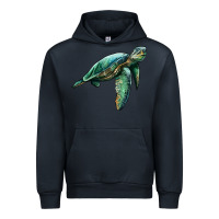 Navy sea turtle Urban Hoodie - Artiststas