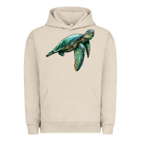 Pigment French Oak sea turtle Urban Hoodie - Artiststas