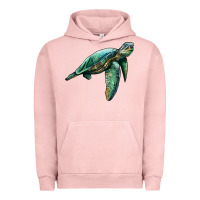 Pigment Salmon sea turtle Urban Hoodie - Artiststas