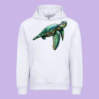 Sea Turtle Urban Hoodie Designed By Artiststas
