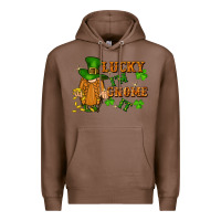 Chestnut lucky i'm gnome it St. Patricks Day Premium Hoodie - FaDigitalArtStudio