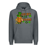 Rock lucky i'm gnome it St. Patricks Day Premium Hoodie - FaDigitalArtStudio