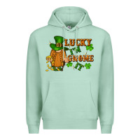 Seafoam lucky i'm gnome it St. Patricks Day Premium Hoodie - FaDigitalArtStudio