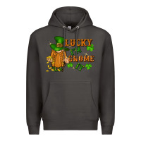 Smoke lucky i'm gnome it St. Patricks Day Premium Hoodie - FaDigitalArtStudio
