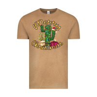 Vintage Camel Merry Christmas Cactus Vintage Tee - Bettercallsaul