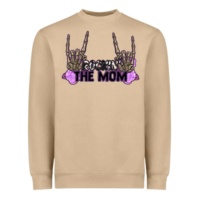Rockin' The Mom Heavyweight Sweatshirt by CowGirlArtShop | Teevron