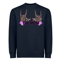 Navy Rockin' the Mom Heavyweight Sweatshirt - CowGirlArtShop