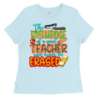 Baby Blue the influence of a good teacher Ladies Tee - NancyCooperArtShop