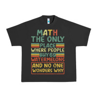 Pigment Black Math The Only Place Where People Buy 69 Watermelons Urban Heavy Tee - Bettercallsaul