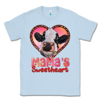 Dusty Blue mamas sweetheart baby cow Classic Tee - RanaPortraitStore