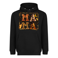 Black Melanin leopard frame mama Mother's Day Heavyweight Hoodie - LillyAllenDesigns