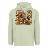 Matcha Melanin leopard frame mama Mother's Day Heavyweight Hoodie - LillyAllenDesigns