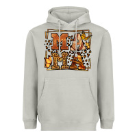 Moon Dust Melanin leopard frame mama Mother's Day Heavyweight Hoodie - LillyAllenDesigns