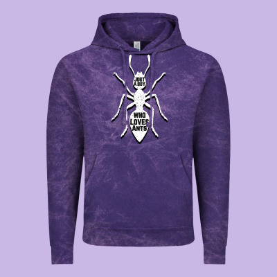 Just A Boy Who Loves Ants Vintage Hoodie Designed By Bettercallsaul