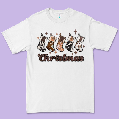 Howdy Christmas Premium Tee Designed By Maliassmallbusiness