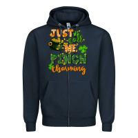 Navy Just call me pinch charming St. Patricks Day Zipper Hoodie - FaDigitalArtStudio