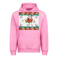 Fuchsia Pink flamingo with tropical flowers Urban Hoodie - Artiststas