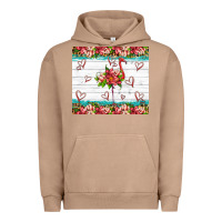 Pigment Burro flamingo with tropical flowers Urban Hoodie - Artiststas