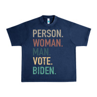 Navy Person Woman Man Vote Biden Urban Heavy Tee - Bettercallsaul