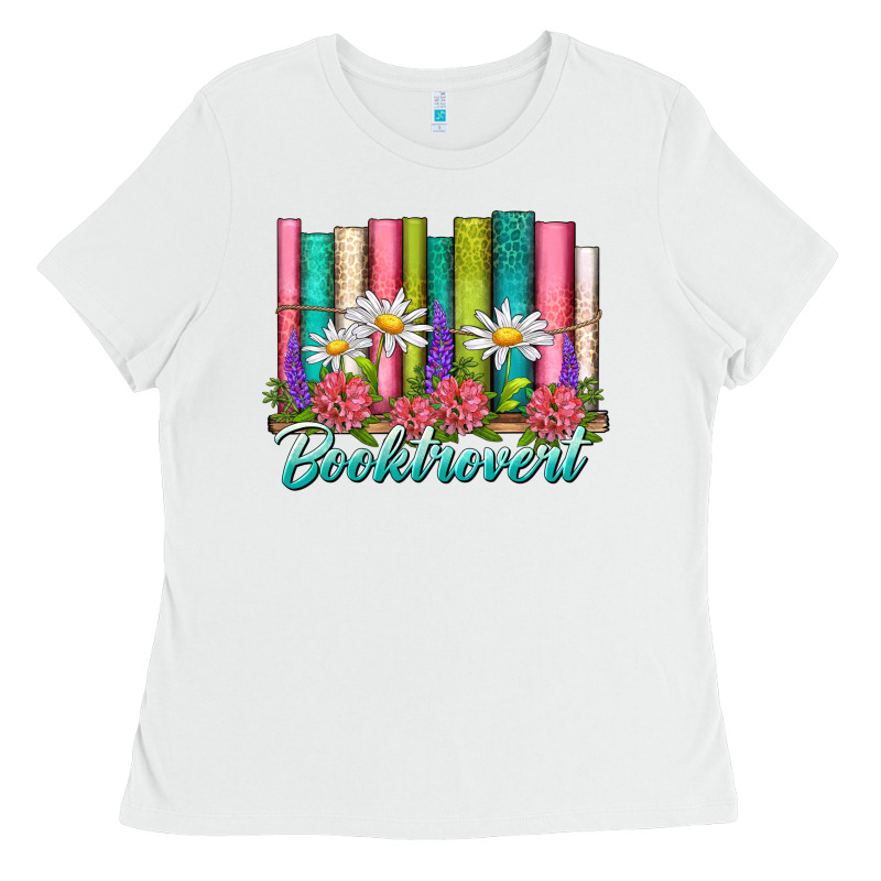 Booktrovert Ladies Tee by NancyCooperArtShop | Teevron