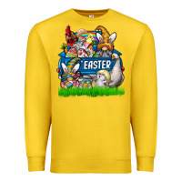 Lemon Easter truck Premium Sweatshirt - CowhideDigitalArt