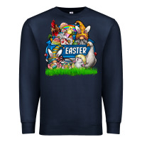 Navy Easter truck Premium Sweatshirt - CowhideDigitalArt