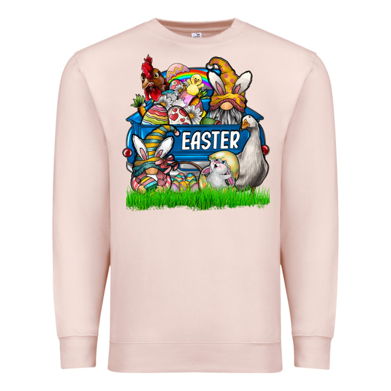 Easter Truck Premium Sweatshirt by CowhideDigitalArt | Teevron