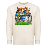 Sandshell Easter truck Premium Sweatshirt - CowhideDigitalArt