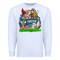 White Easter truck Premium Sweatshirt - CowhideDigitalArt