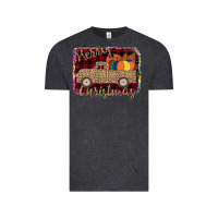 Vintage Black Merry Christmas Truck Vintage Tee - Bettercallsaul