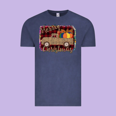 Merry Christmas Truck Vintage Tee Designed By Bettercallsaul
